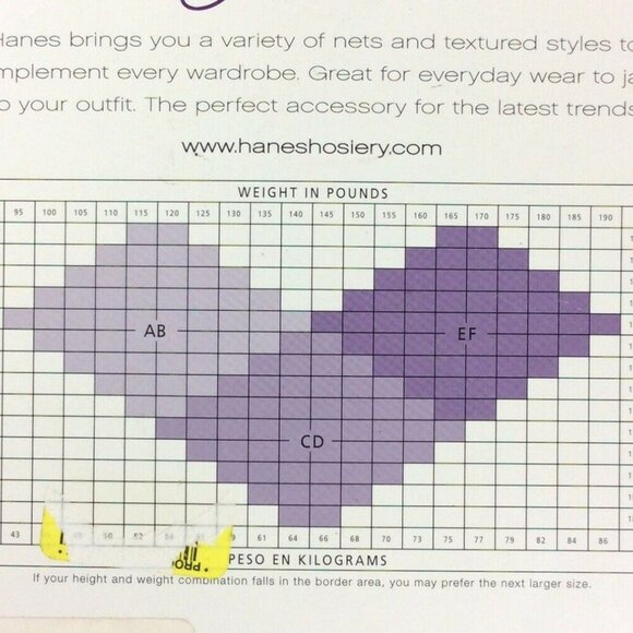 Hanes Patterned Stripe Control Top Pantyhose Size CD Black Nylon Spandex - Picture 4 of 4